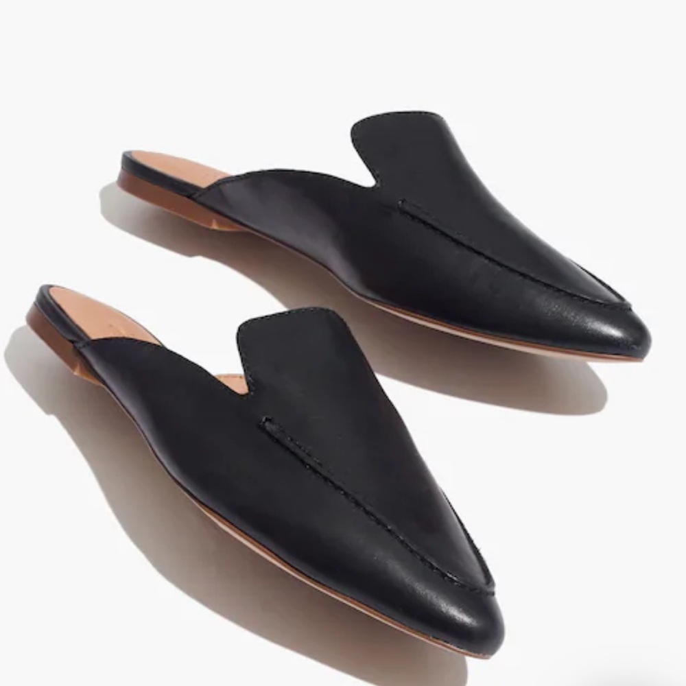 Madewell The Frances Skimmer Mule in Leather